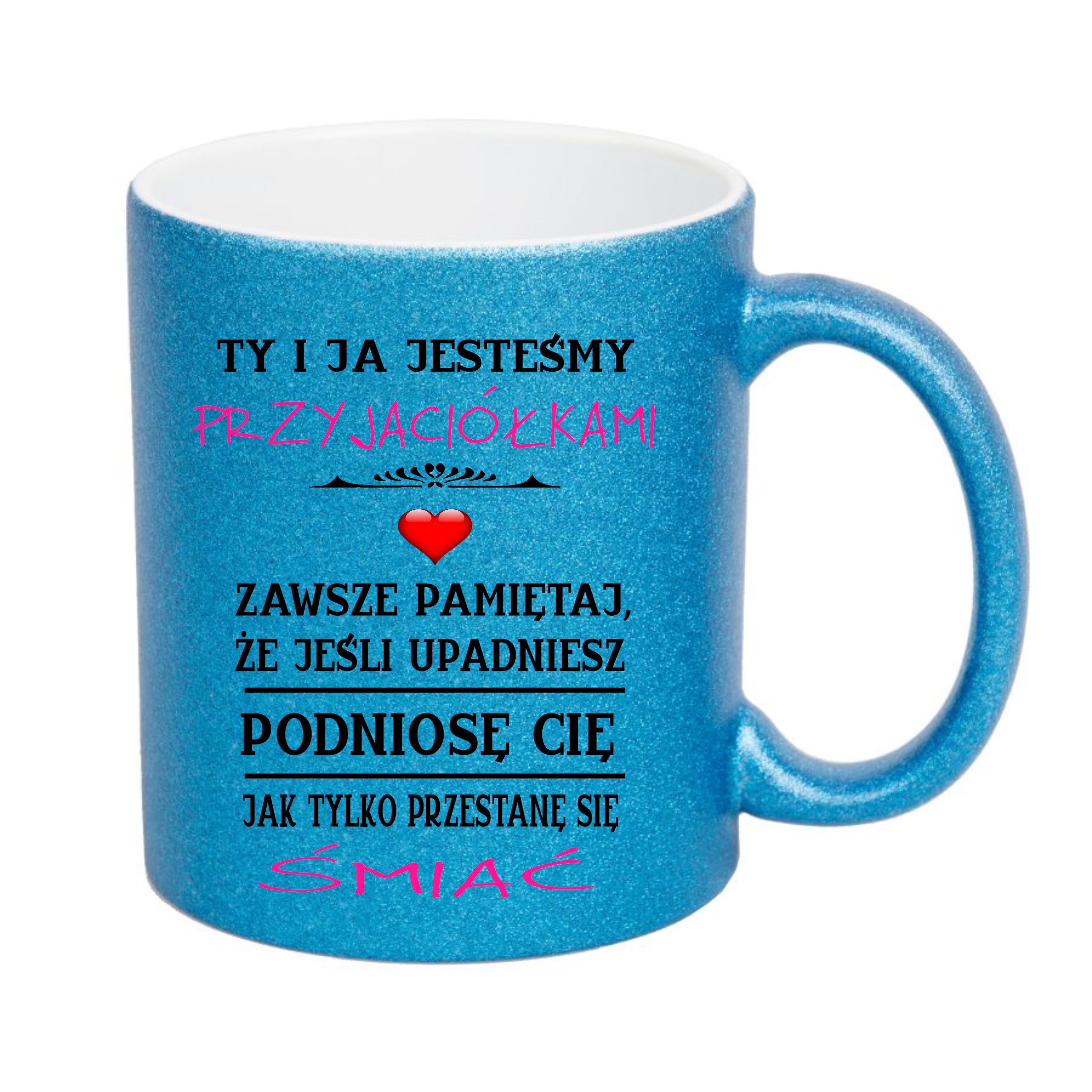 brokatowo-niebieski