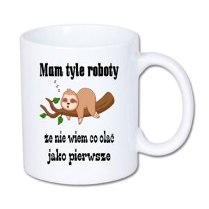 kubek ceramiczny 330 ml – biały