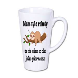 kubek latte duży 450 ml – biały