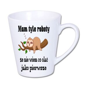 kubek latte mały 300 ml biały