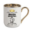 kubek elegant 330 ml – biały z nadrukiem