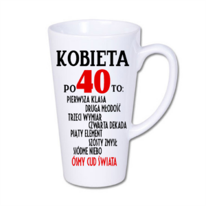 kubek latte duży 450 ml – biały