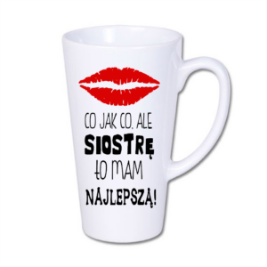 kubek latte duży biały 450 ml – ceramiczny