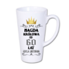 kubek latte duży 450 ml – biały z nadrukiem
