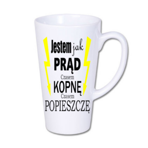 kubek latte duży 450 ml biały