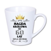 kubek latte mały 300 ml – biały z nadrukiem