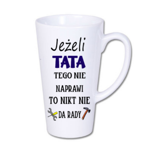 kubek latte duży 450 ml – biały