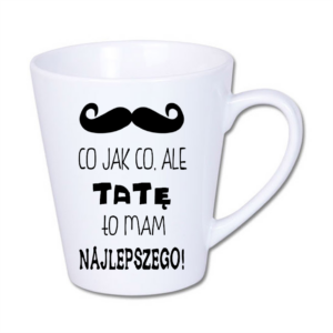 kubek latte mały 300 ml – biały